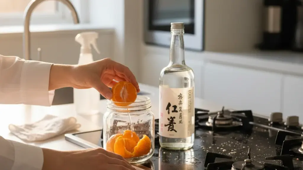 ガスコンロにこの水をかけてみて！洗剤でも落ちなかった油汚れが驚くほど消える秘密